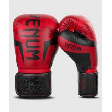 Venum Elite Boxing Gloves - Red/Black Camo